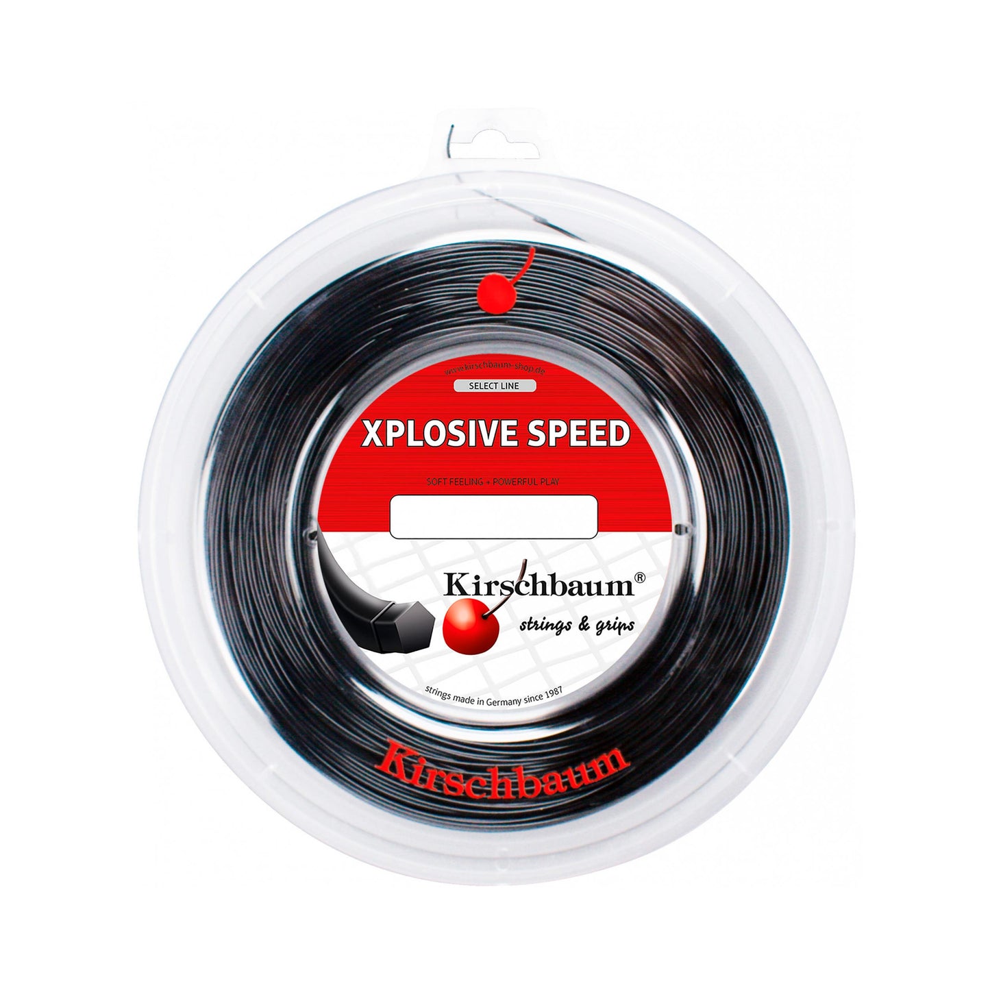 Kirschbaum Xplosive Speed Saitenrolle 200m-Schwarz
