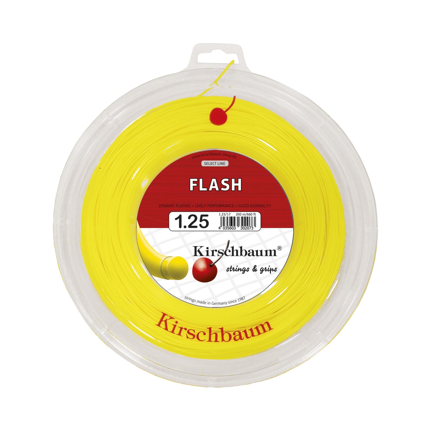Kirschbaum Flash Rotolo Di Corde 200m-Giallo