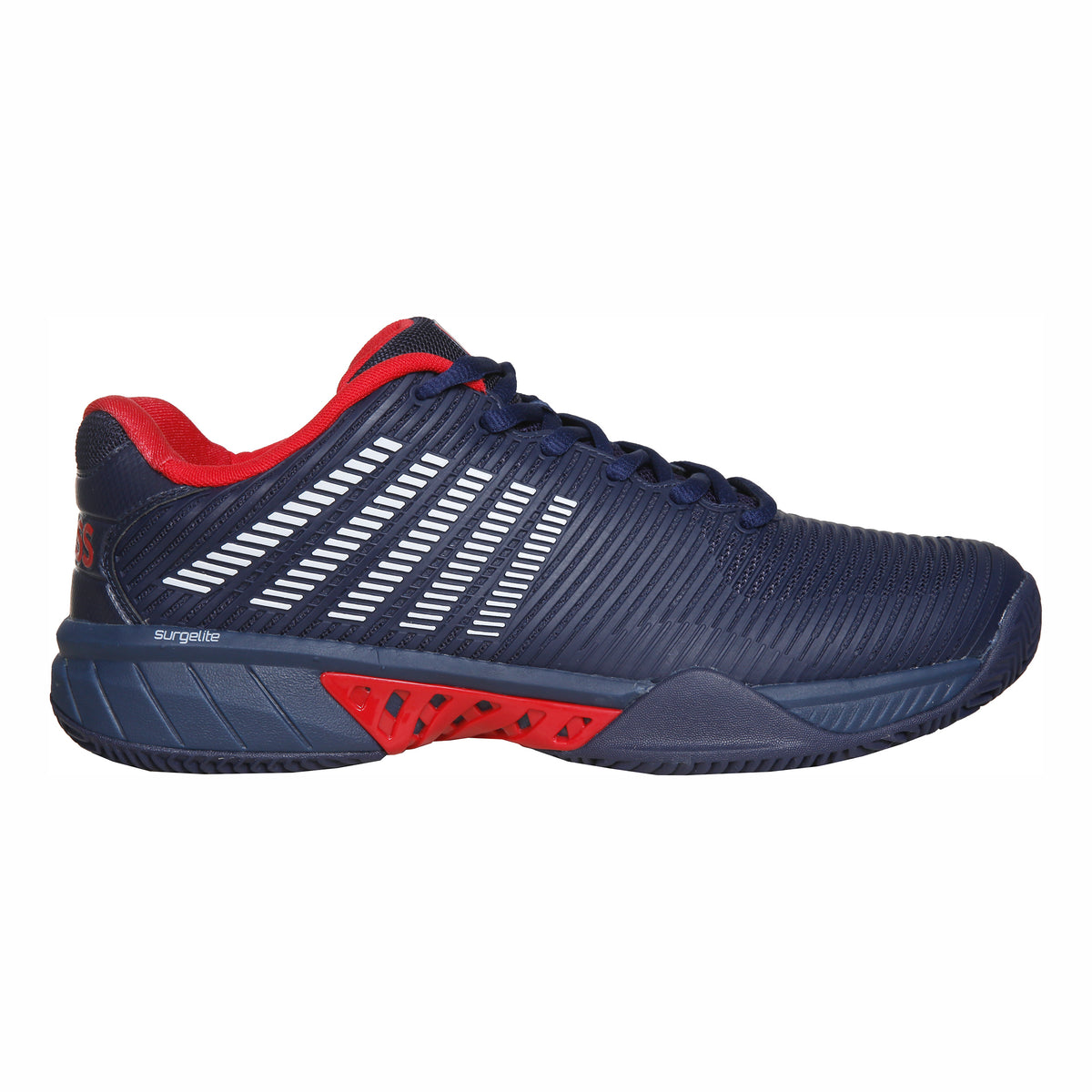 K-Swiss Hypercourt Express 2 Scarpa per terra rossa Uomini - blu scuro, rosso