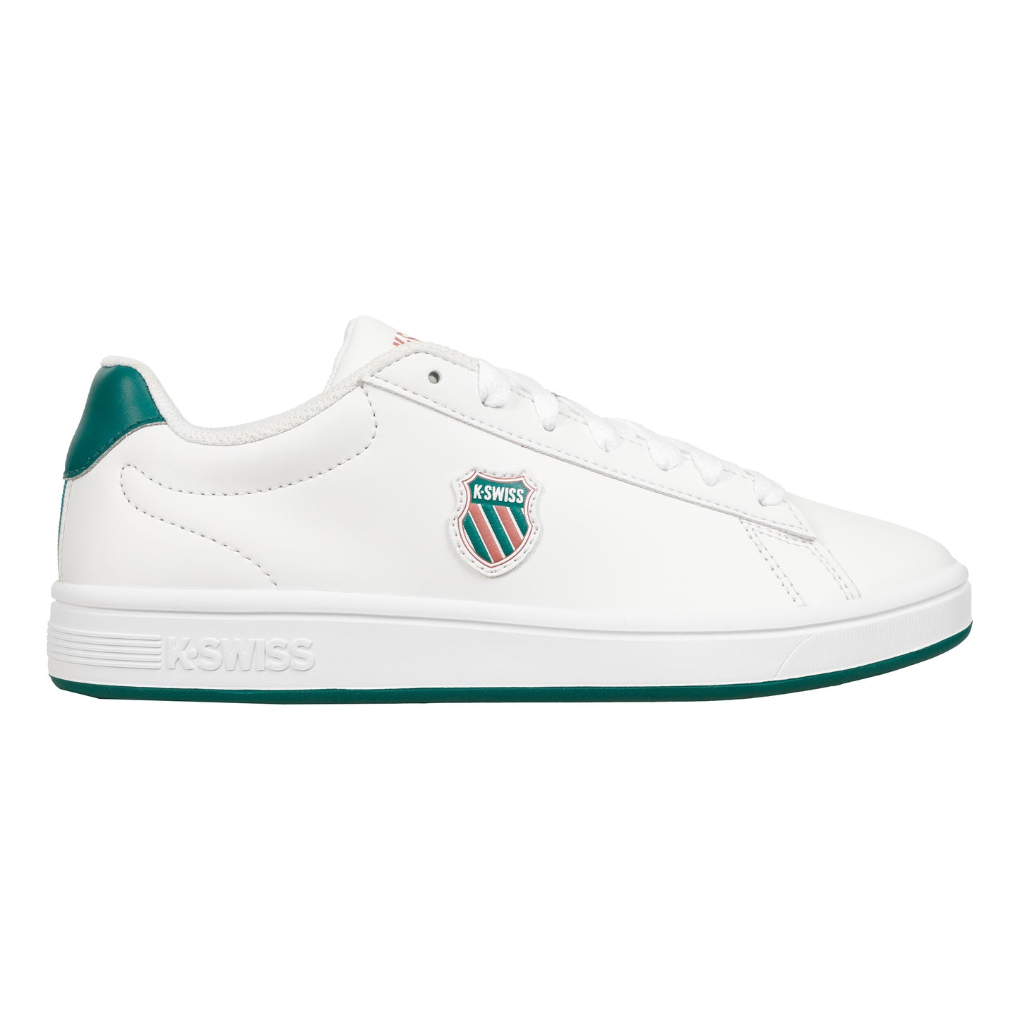 K-Swiss Court Shield Scarpa per il tempo libero Donna - bianco, verde scuro