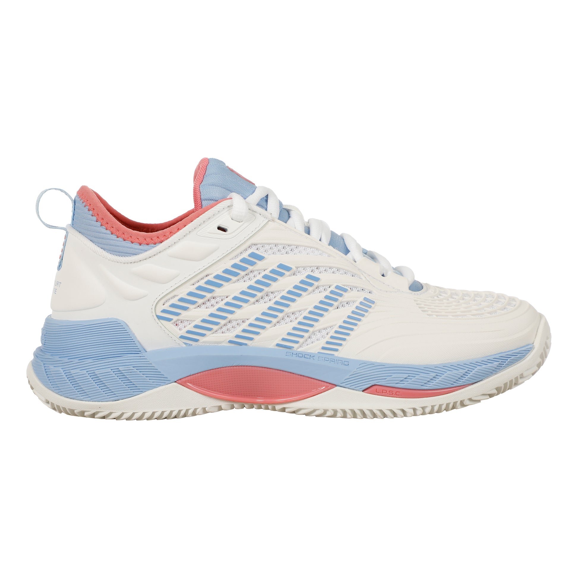 K-Swiss Hypercourt Supreme 2 Sandplatzschuh Damen - weiß, lila