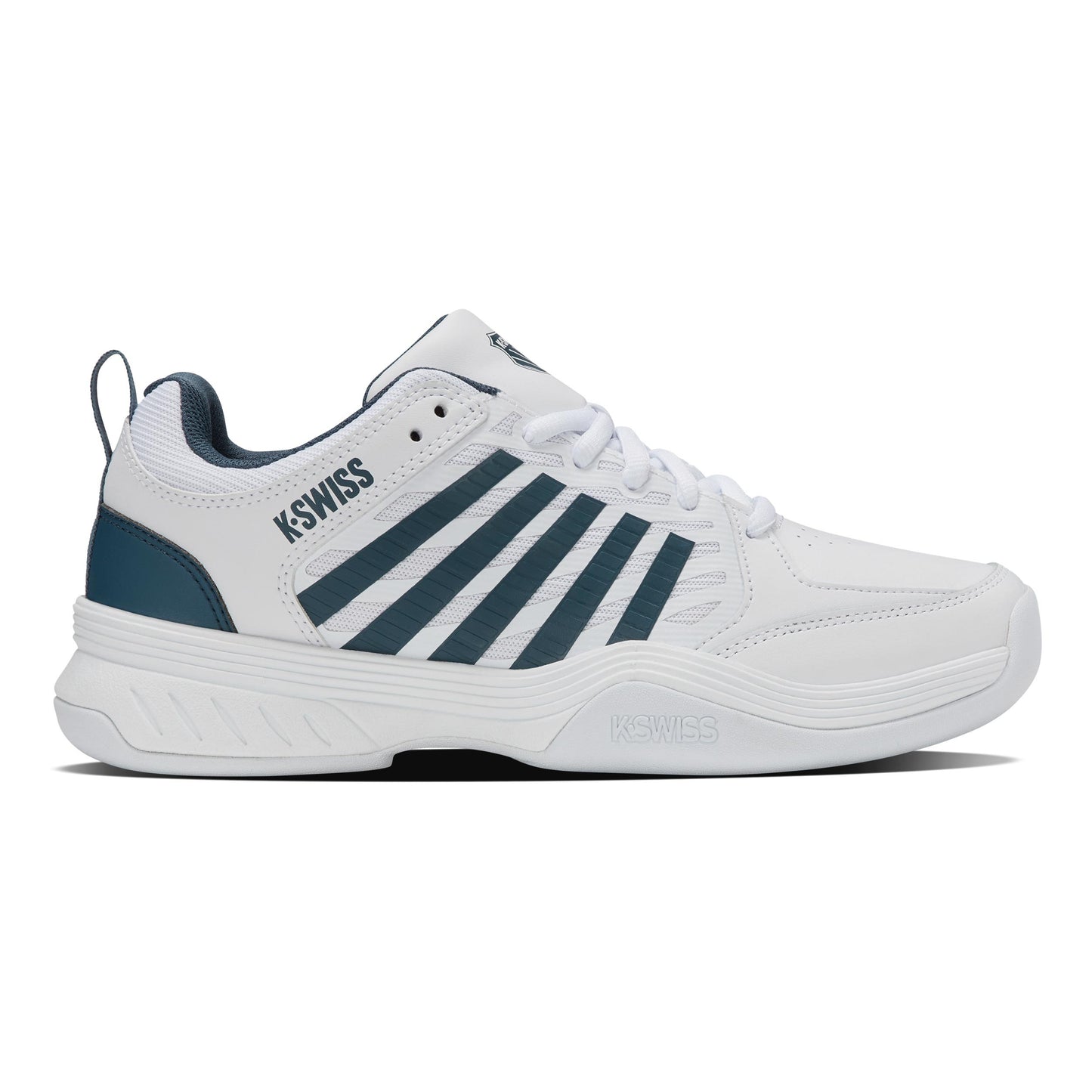 K-Swiss Court Express 2 Teppichschuh Herren-Weiß,Petrol