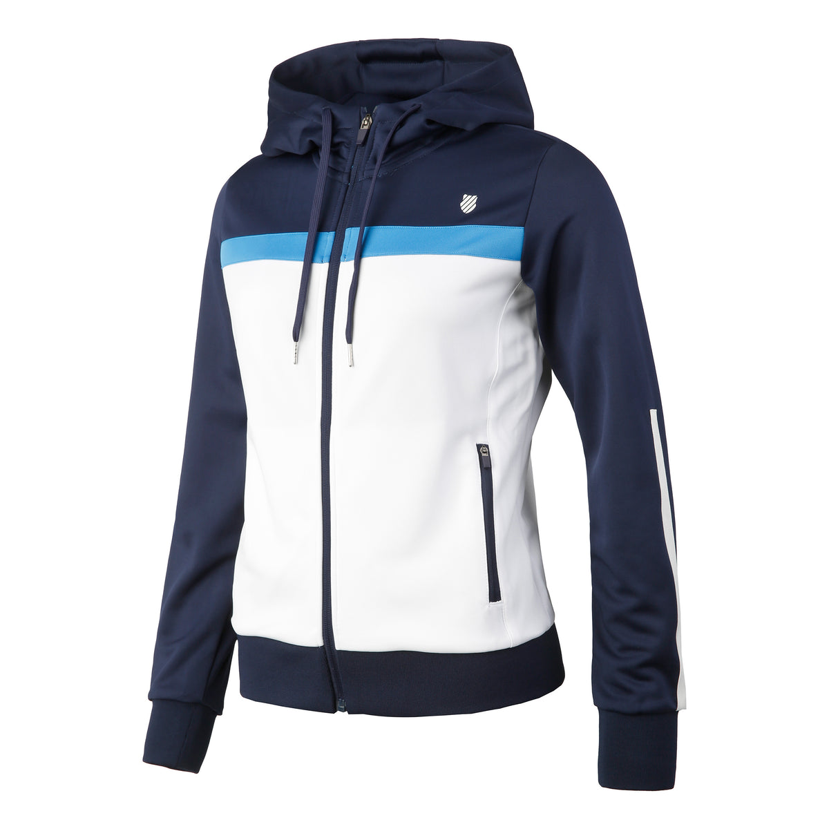 K-Swiss Core Team Tracksuit Giacca da allenamento Donna - blu scuro, bianco