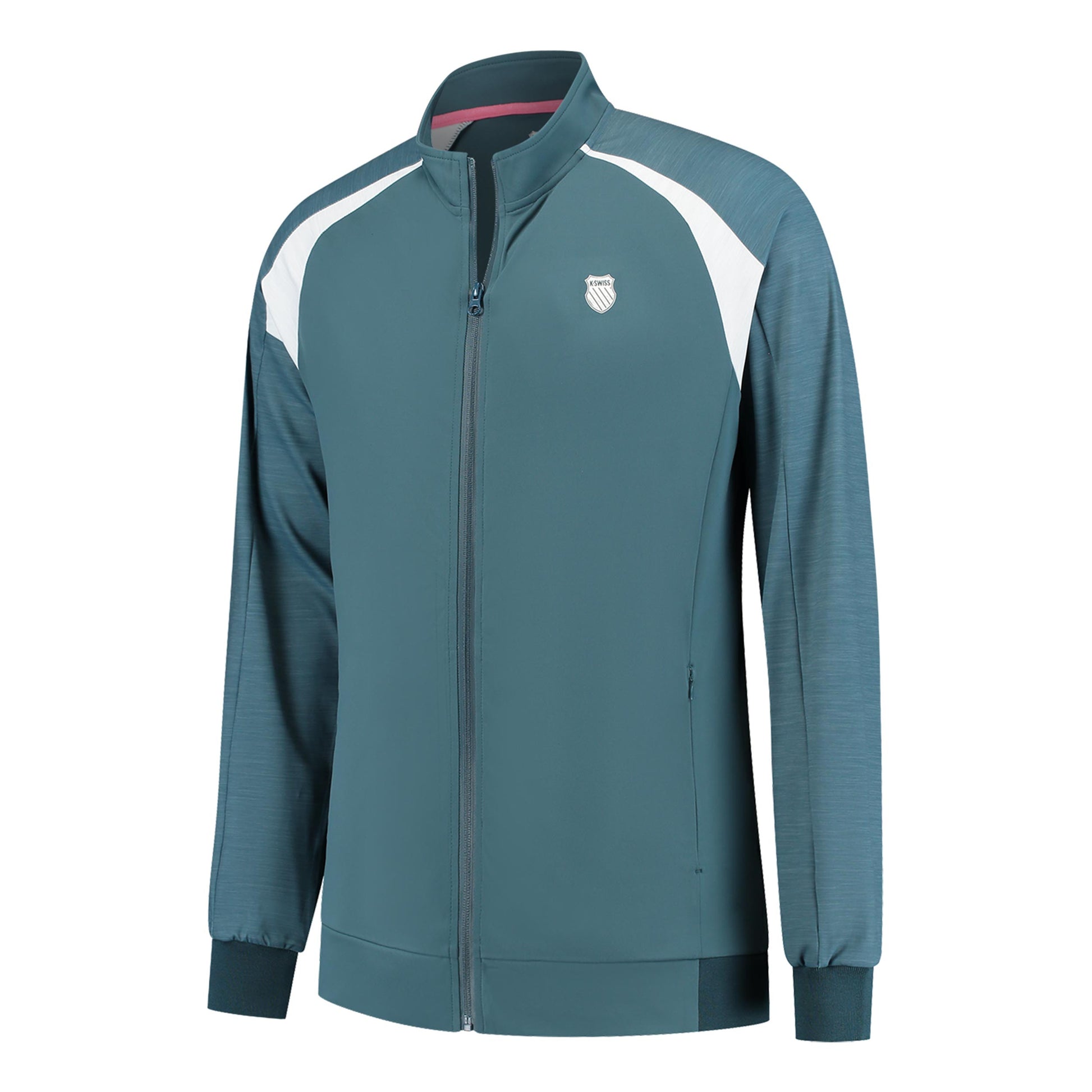 K-Swiss Hypercourt Veste De Survêtement Hommes-Bleu Petrol, Blanc