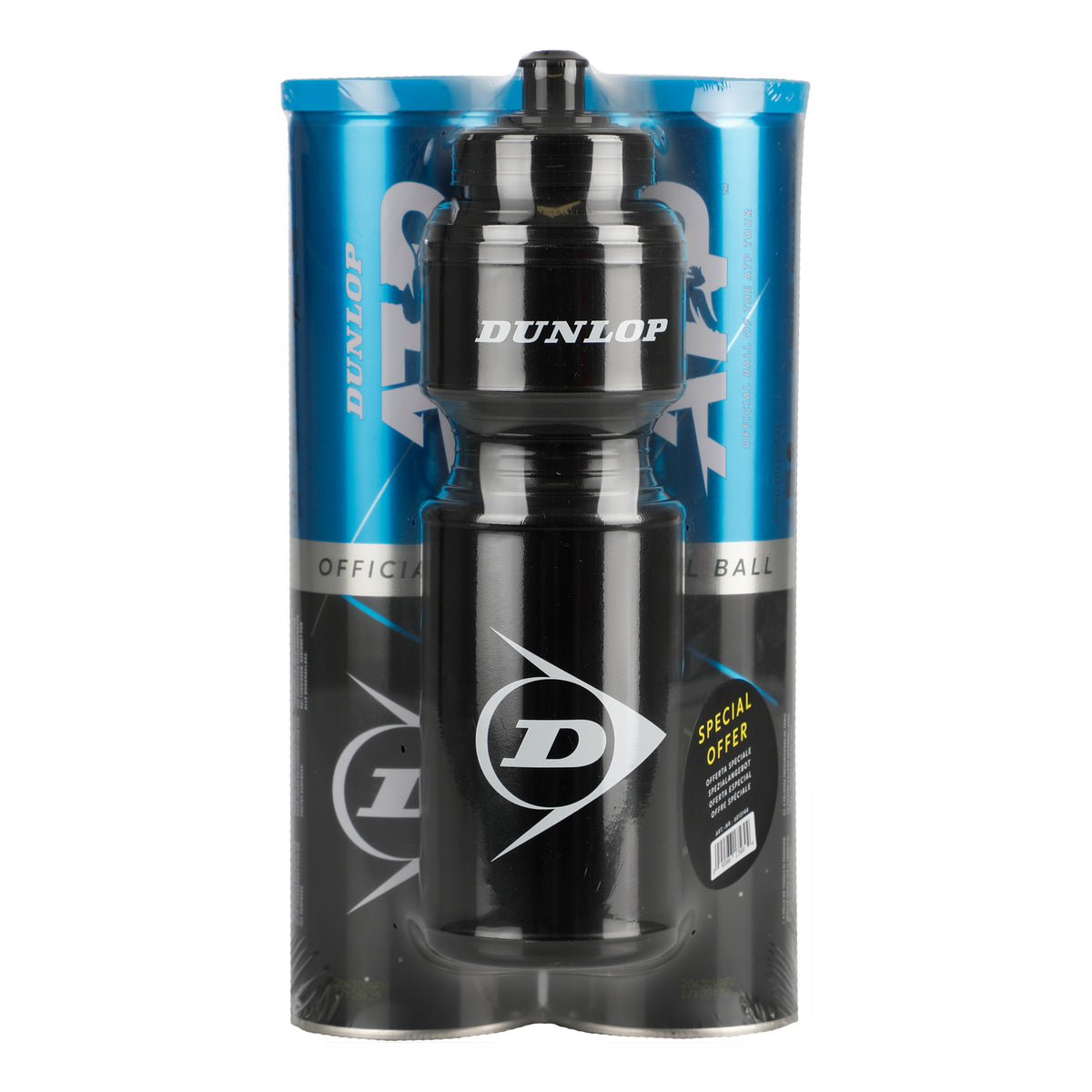 Dunlop ATP 2x 4er Dose + Trinkflasche