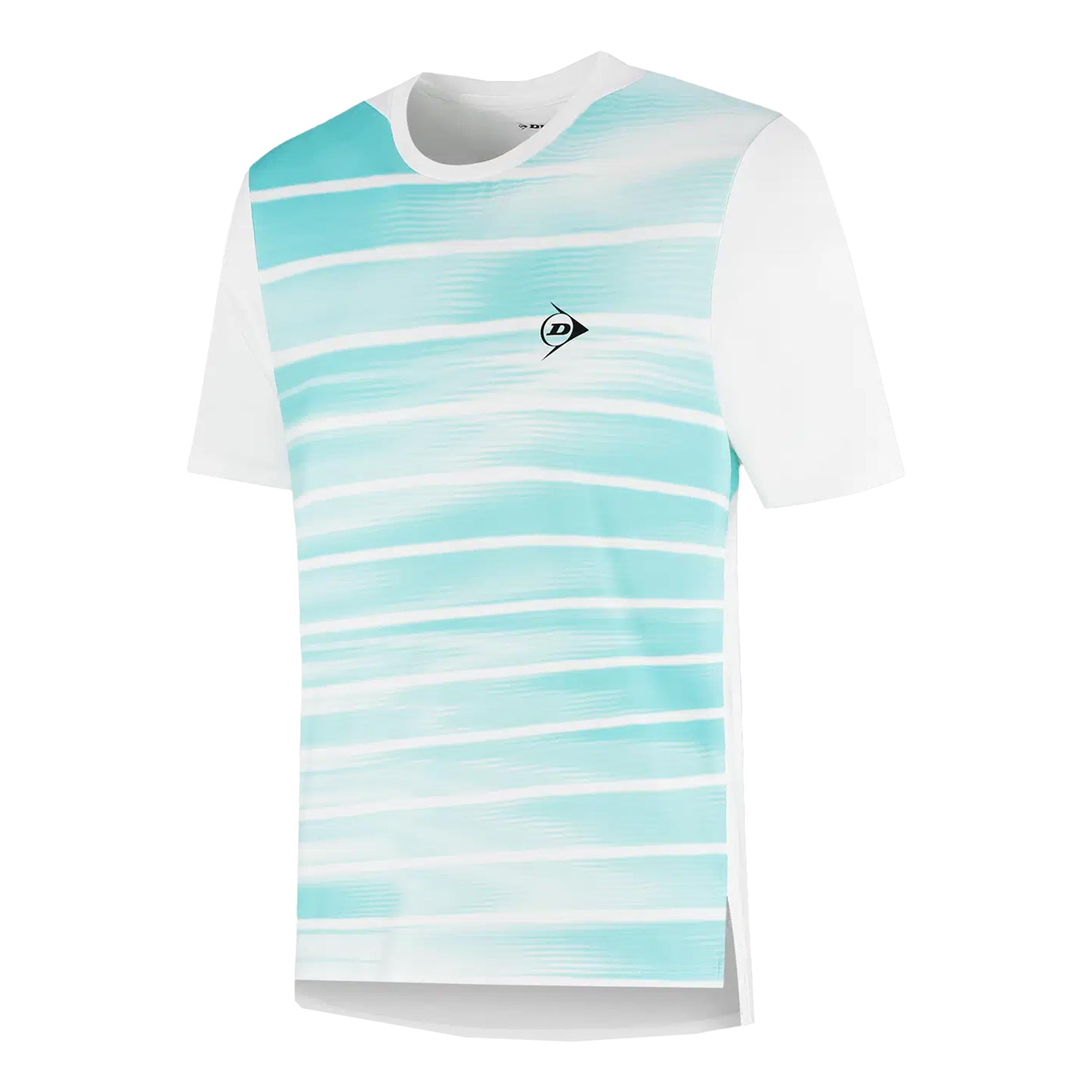 Dunlop Game T-Shirt Herren-Weiß,Türkis
