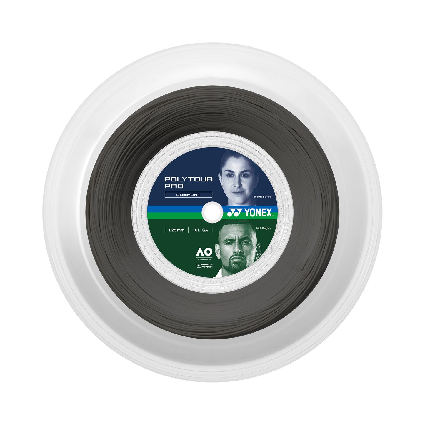 Yonex Poly Tour Pro Rotolo di corde 200m - nero