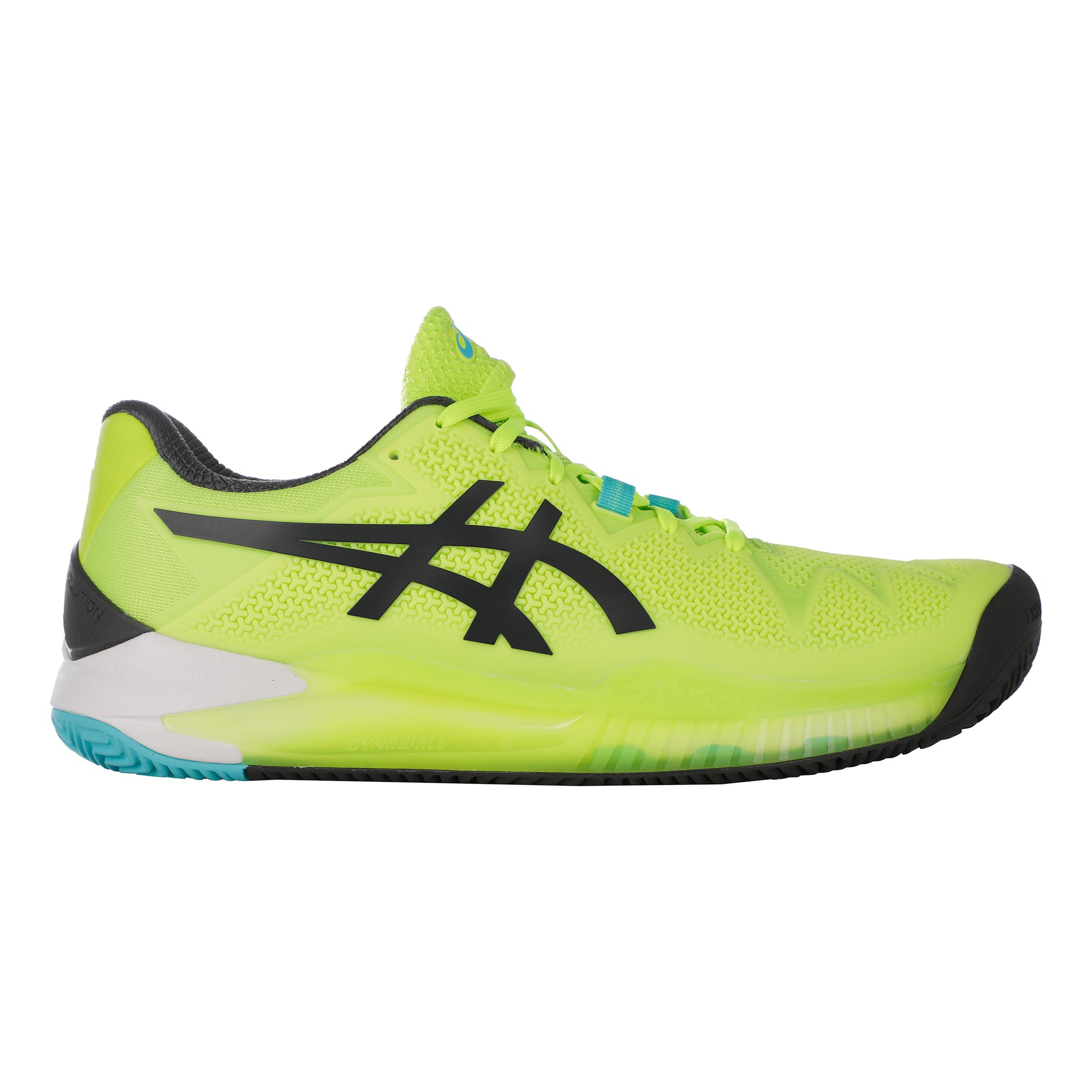 ASICS Gel-Resolution 8 Scarpa per terra rossa Uomini - verde neon, nero