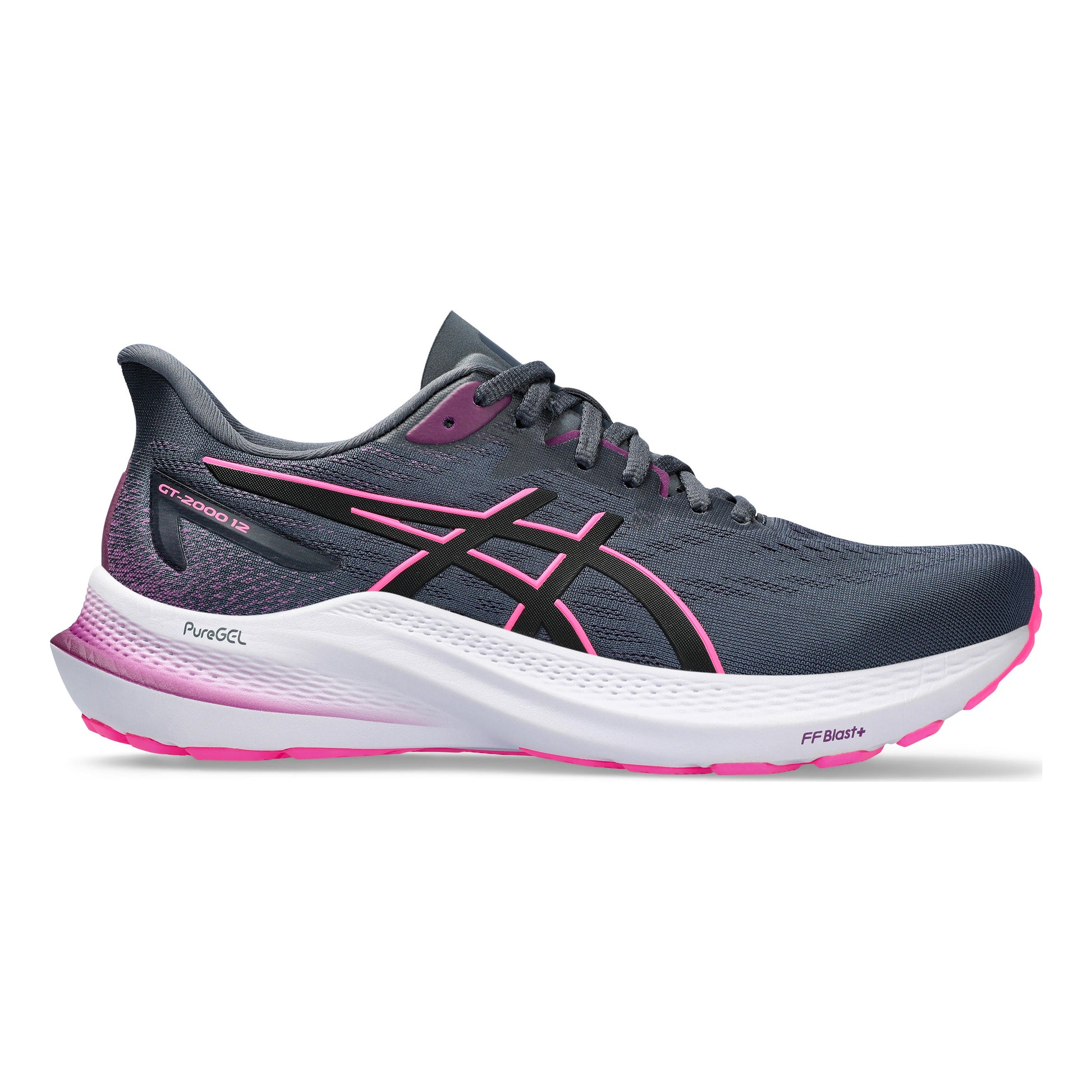 ASICS GT-2000 12 Scarpa stabile Donna - grigio-blu, rosa