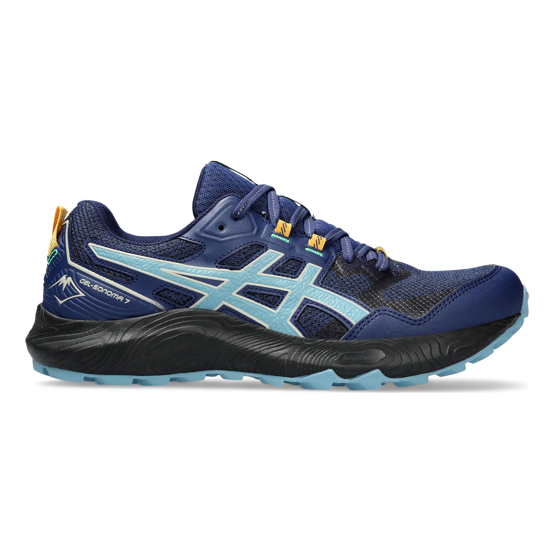 ASICS Gel-Sonoma 7 Scarpa da trail Uomini - blu scuro, turchese
