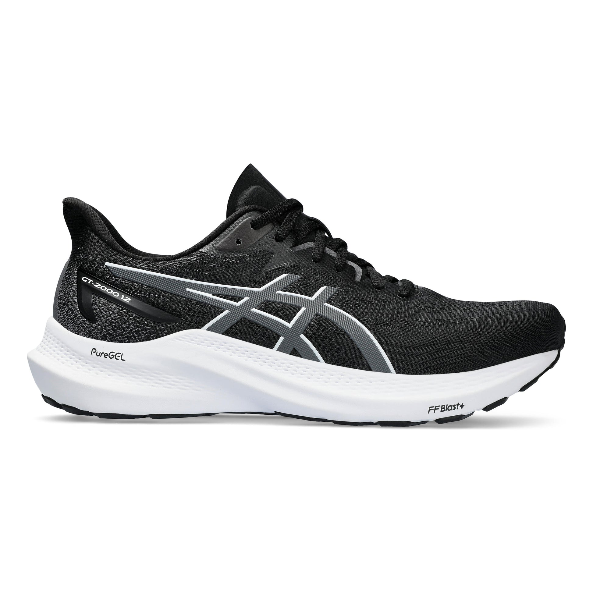 ASICS GT-2000 12 Scarpa stabile Uomini - nero, grigio