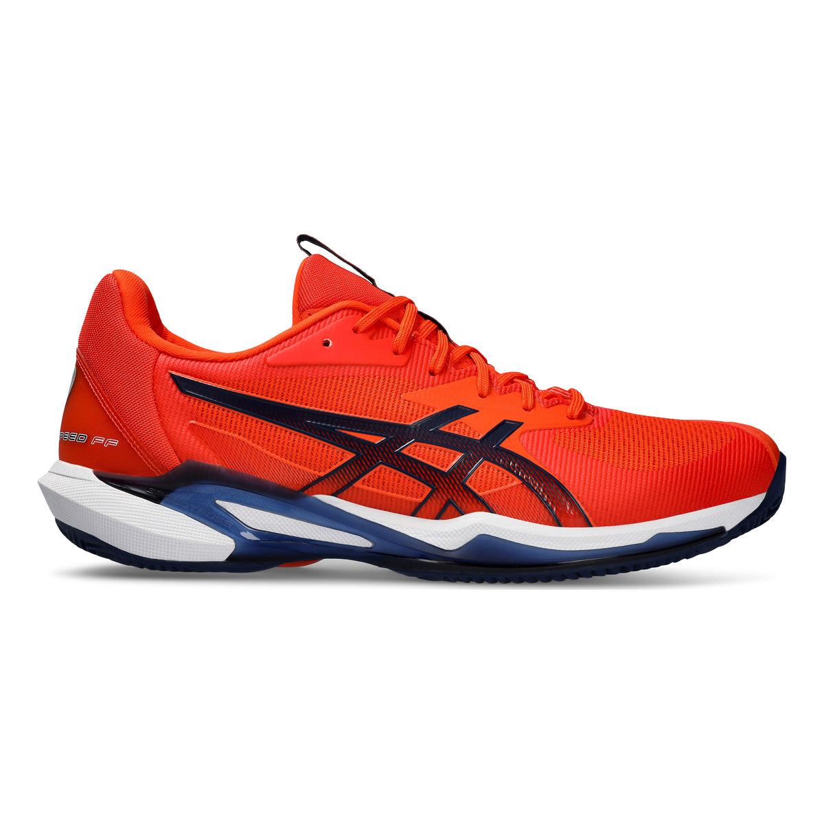 ASICS Solution Speed FF 3 Chaussure terre battue Hommes - orange, bleu foncé