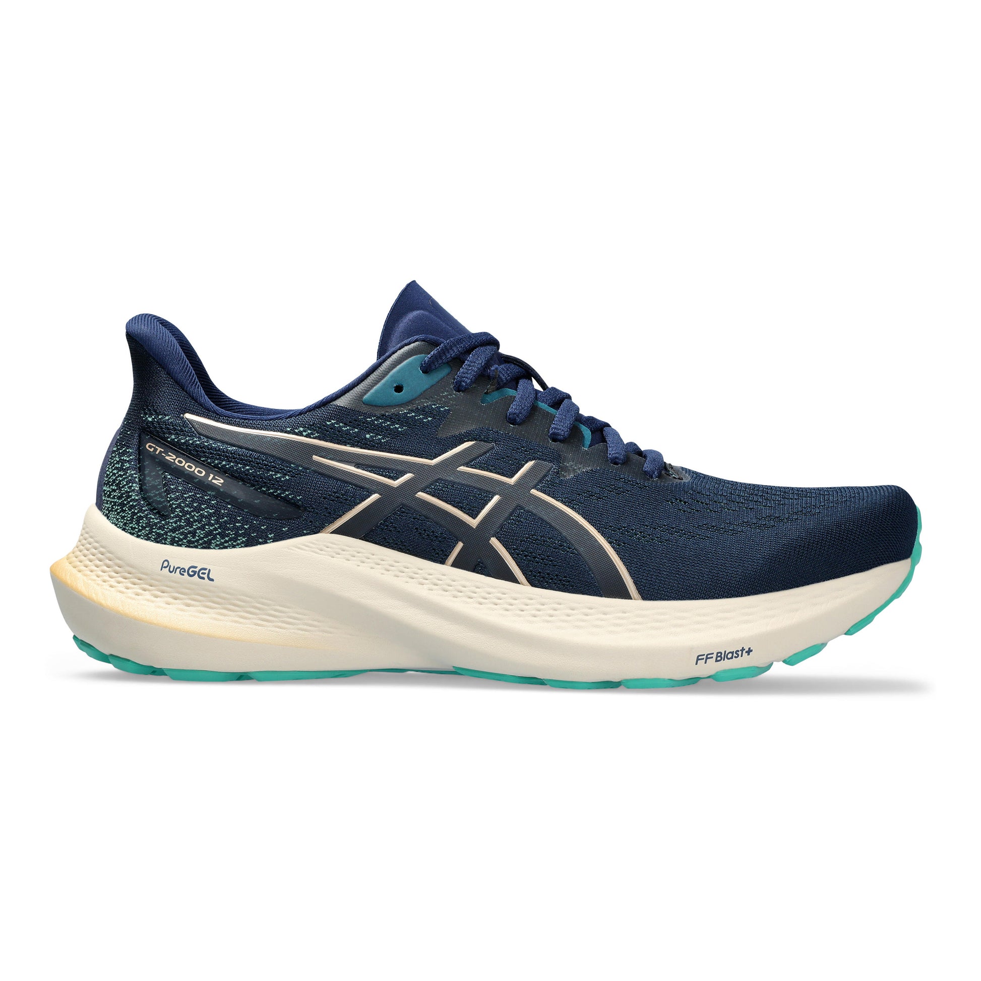 ASICS GT-2000 12 Scarpa stabile Donna - blu scuro, beige