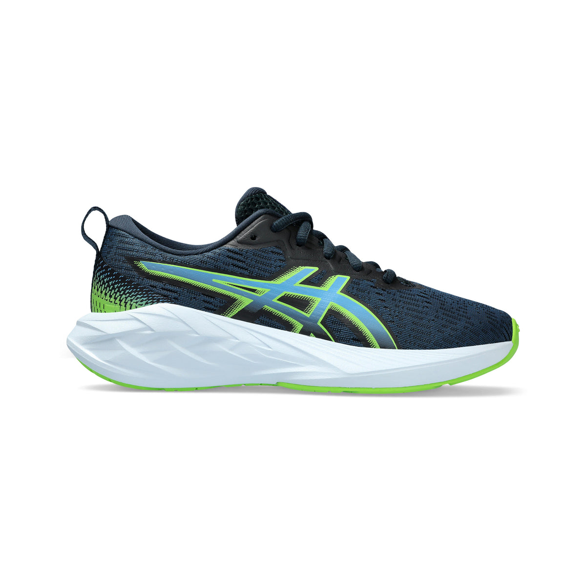 ASICS Novablast 4 GS Neutralschuh Kinder - dunkelblau, türkis