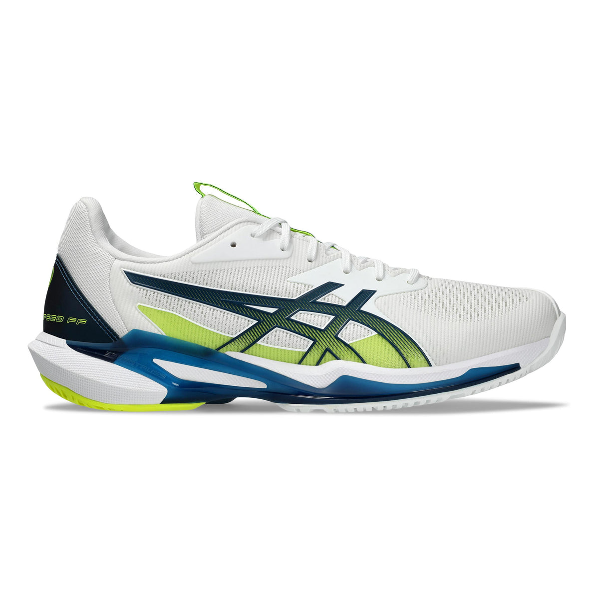 ASICS Solution Speed FF 3 Allcourtschuh Herren - weiß, neongelb