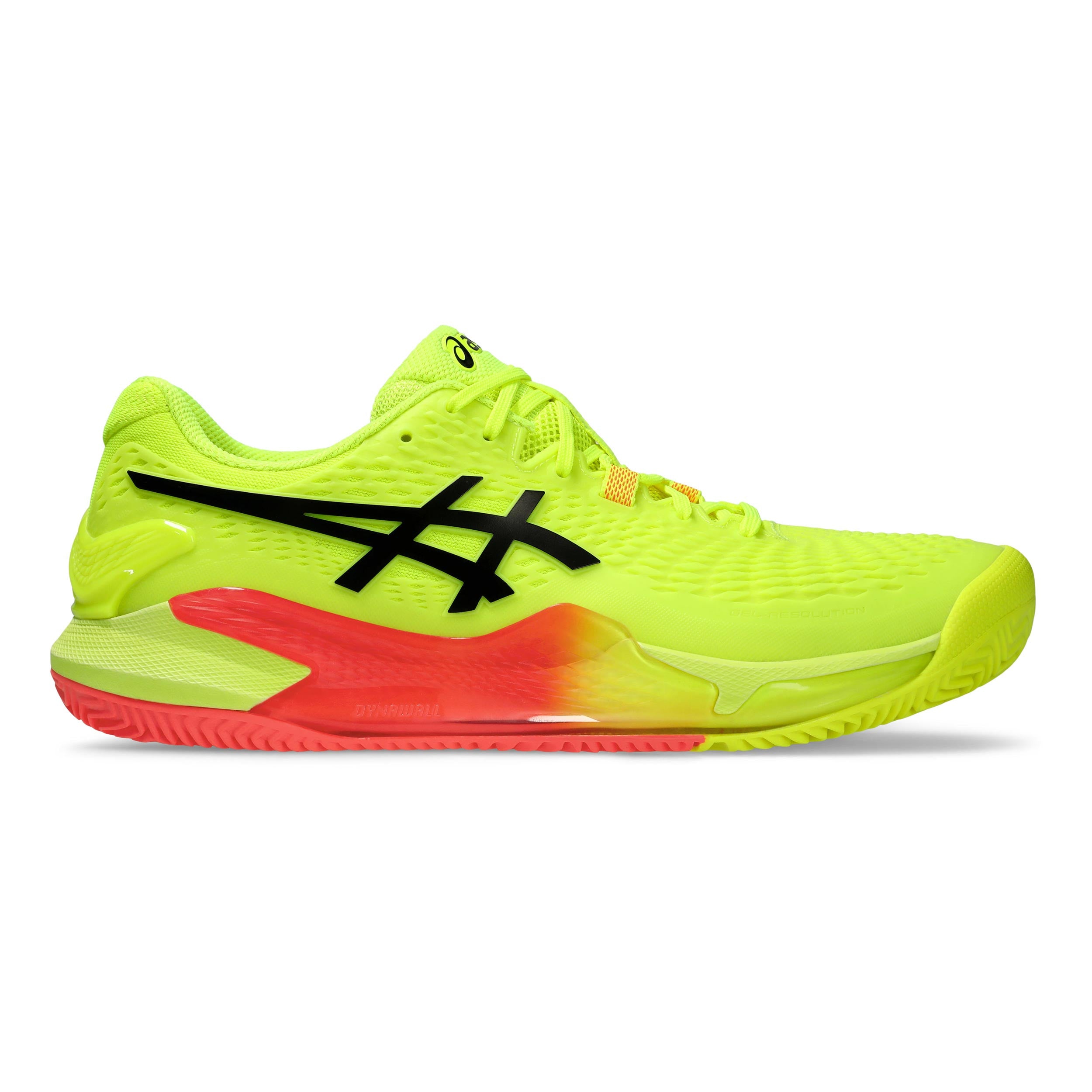 ほぼ新品　ASICS GEL-RESOLUTION 9 AC テニス 29cm Gel-Resolution 9 Clay Sandplatzschuh Herren - gelb, schwarz