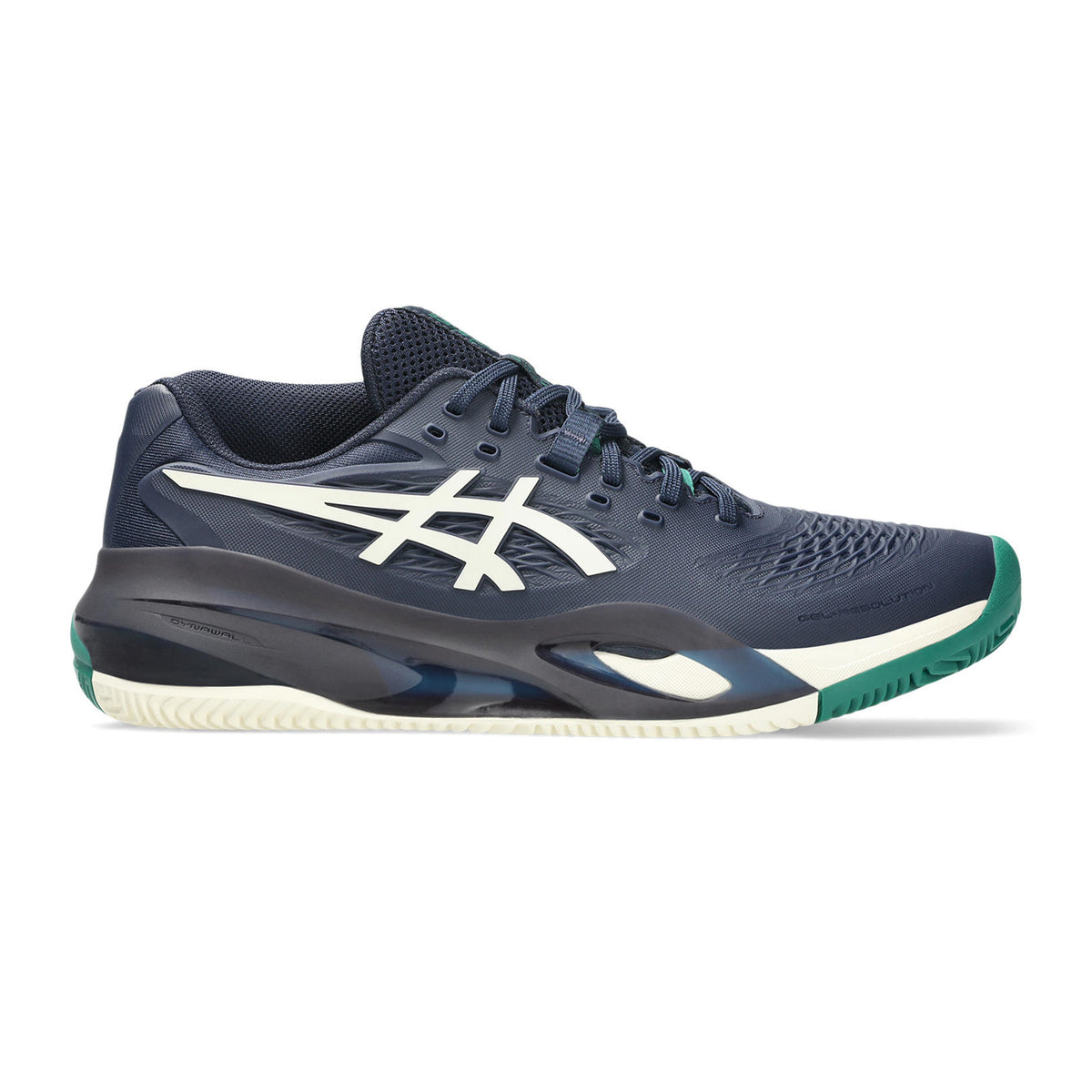 ASICS Gel-Resolution X Chaussure terre battue Hommes - bleu foncé, crème