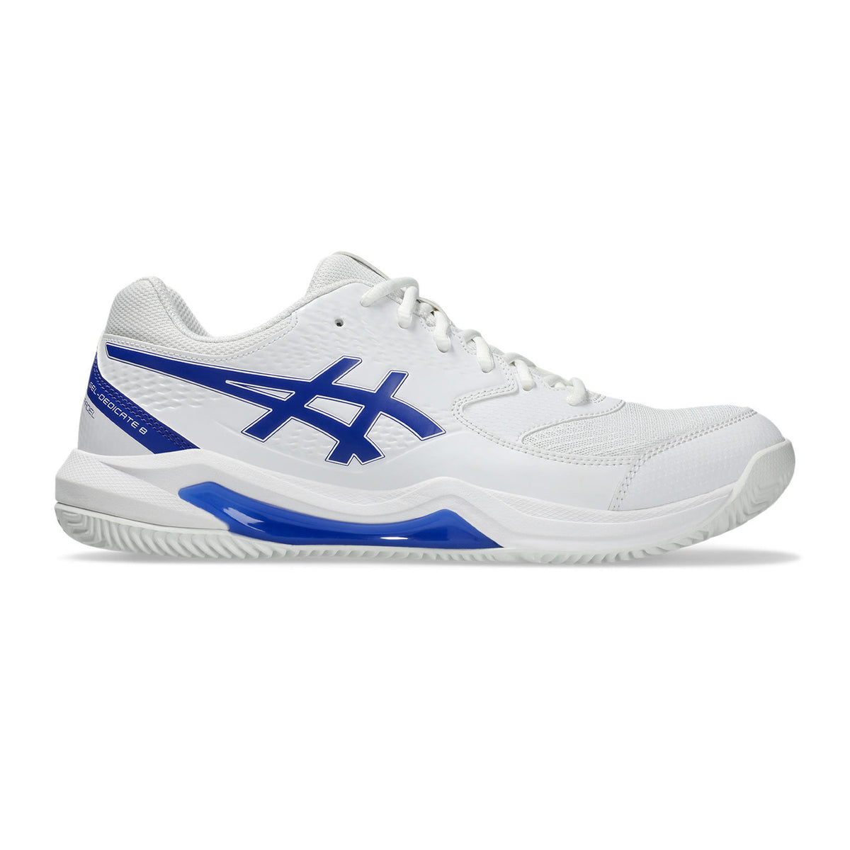 ASICS Gel-Dedicate 8 Scarpa Da Padel Uomini-Bianco,Blu Scuro