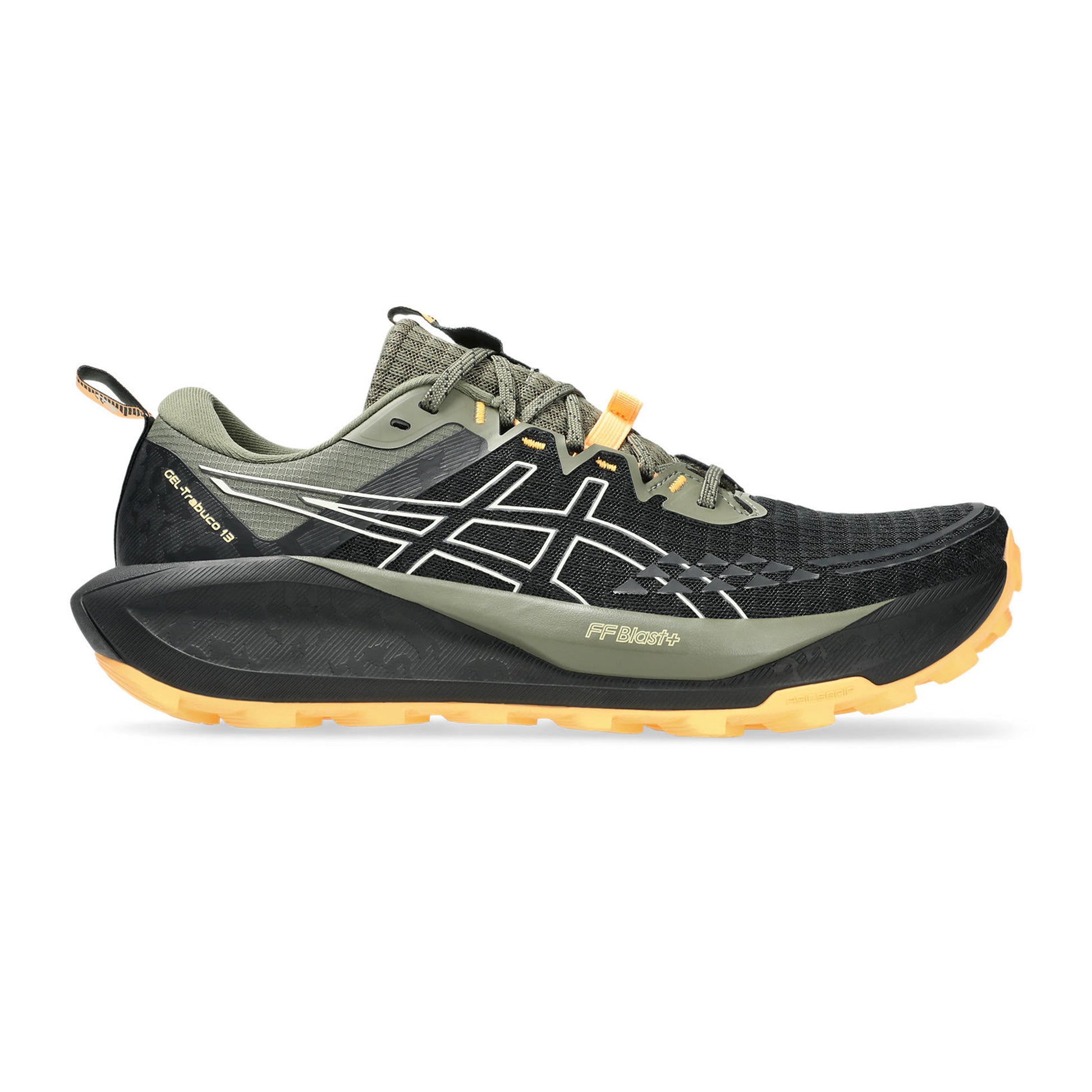 ASICS Gel-Trabuco 13 Chaussure Trail Hommes-Noir,Kaki