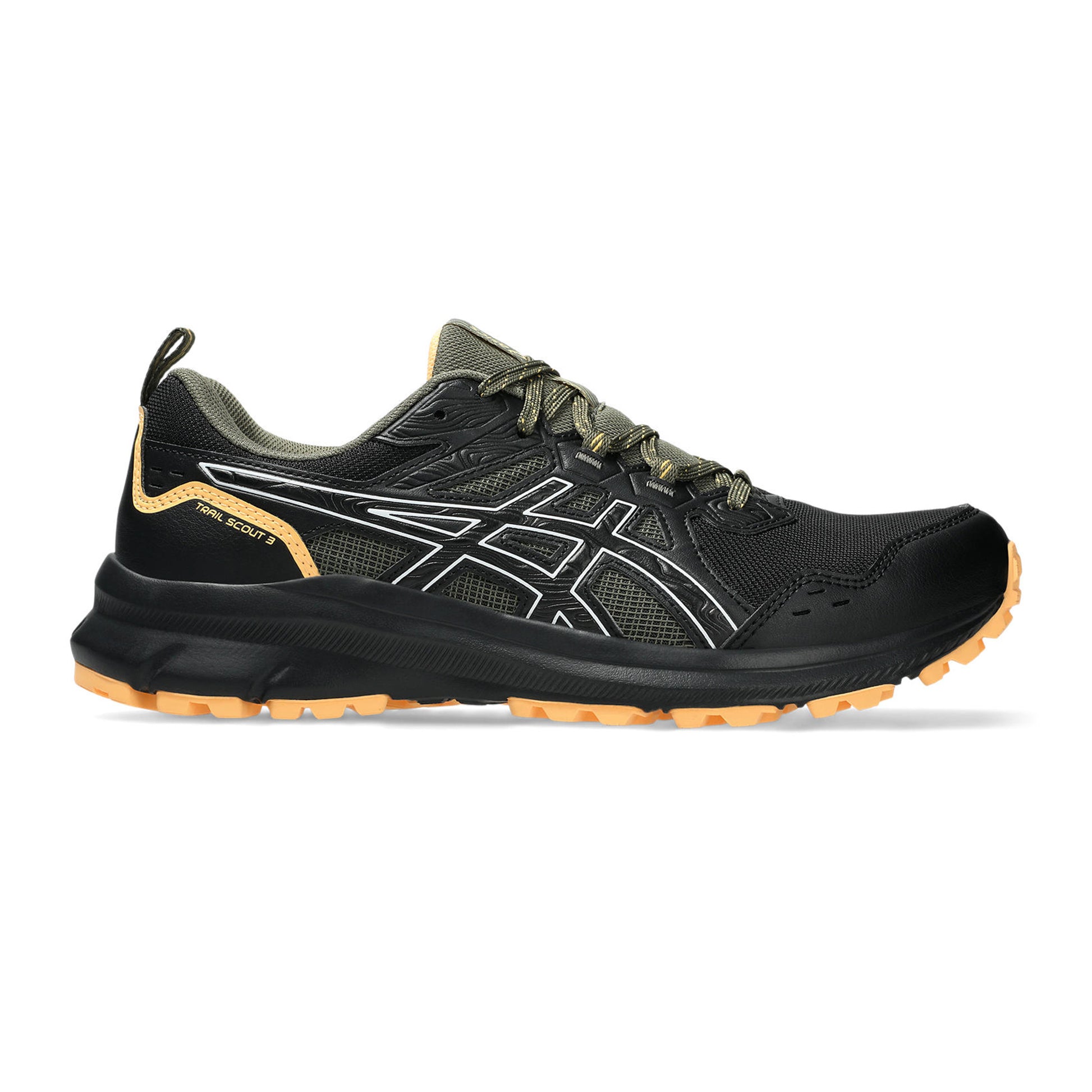 ASICS Trail Scout 3 Trailschuh Herren - schwarz, oliv