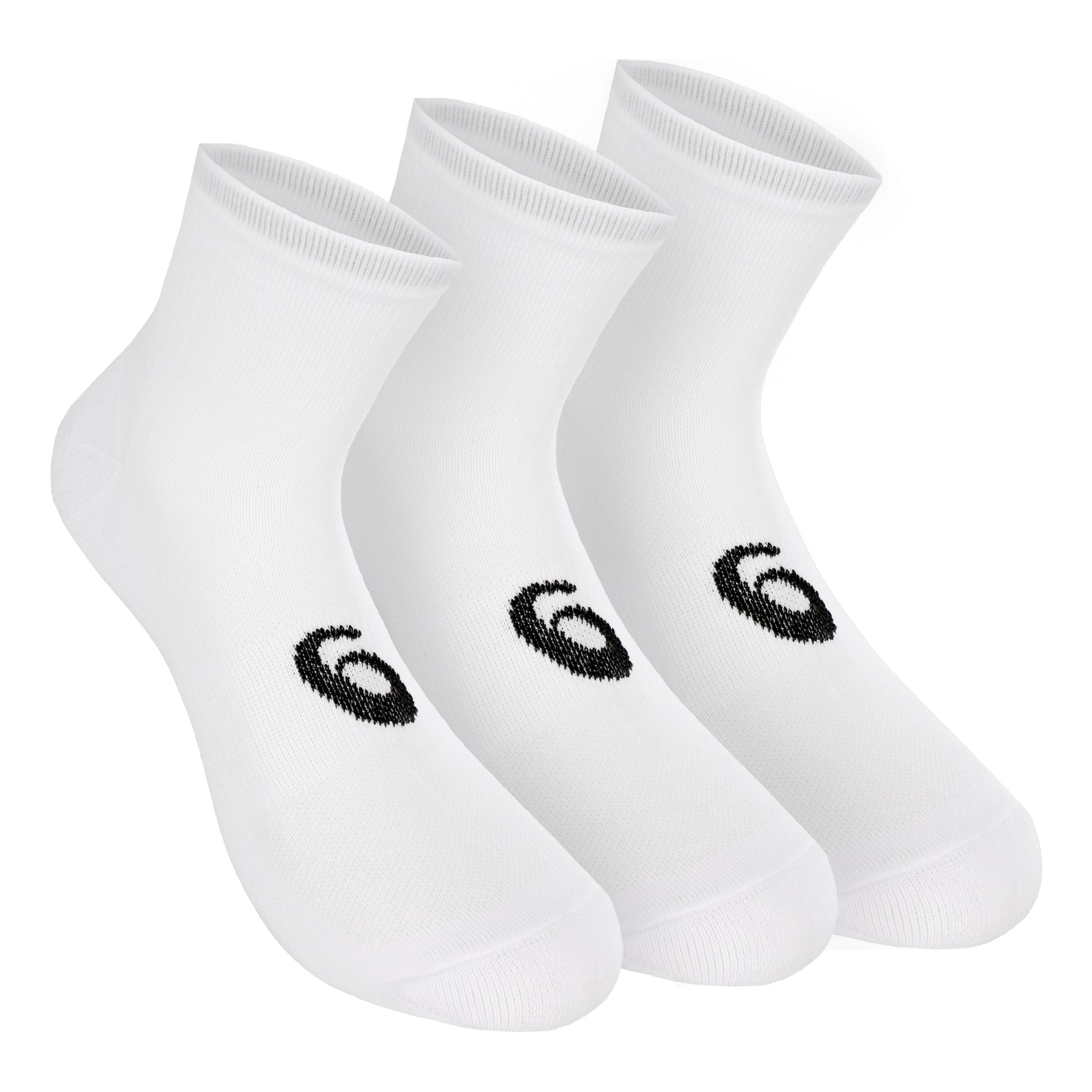 ASICS Quarter Sportsocken 3er Pack-Weiß,Schwarz