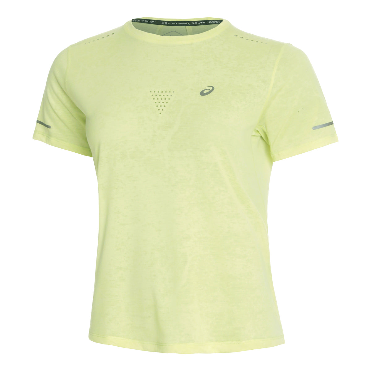 ASICS Metarun Pattern Laufshirt Damen - neongelb,