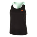 Court Débardeur tank top Femmes - noir, mint