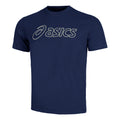 Logo T-shirt Hommes - bleu foncé,