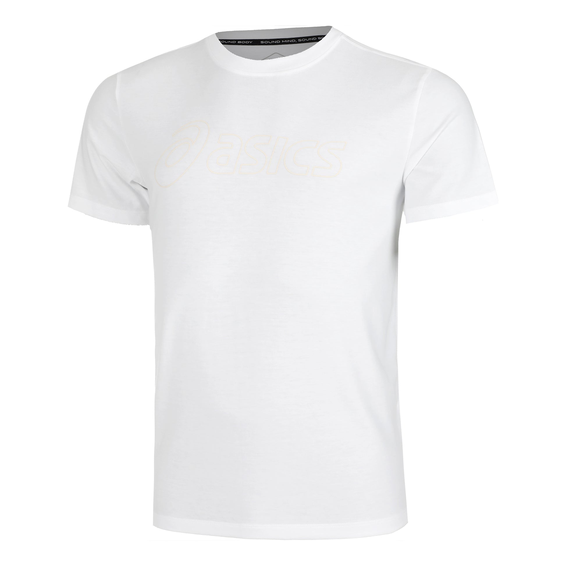 ASICS Logo T-shirt Hommes - blanc,