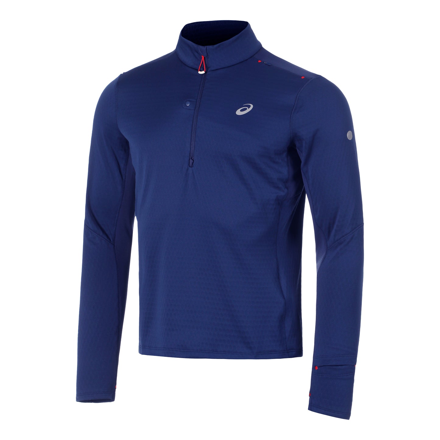 ASICS Road Winter 1/2 Zip Camicia da corsa Uomini - blu scuro,