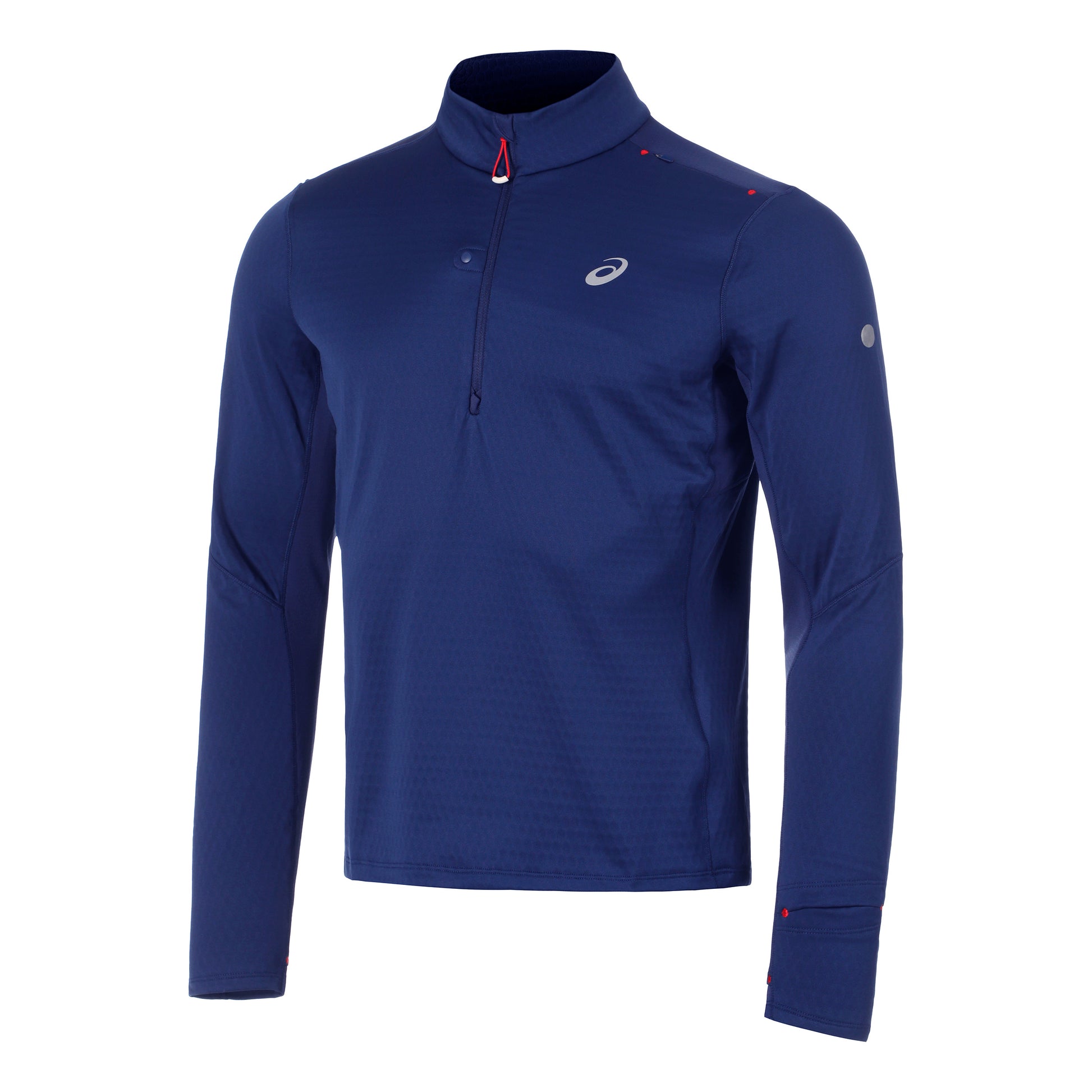 ASICS Road Winter 1/2 Zip Camicia da corsa Uomini - blu scuro,