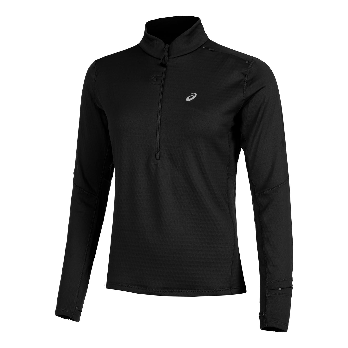 ASICS Road Winter 1/2 Zip Mid Layer Camicia Da Corsa Donna-Nero