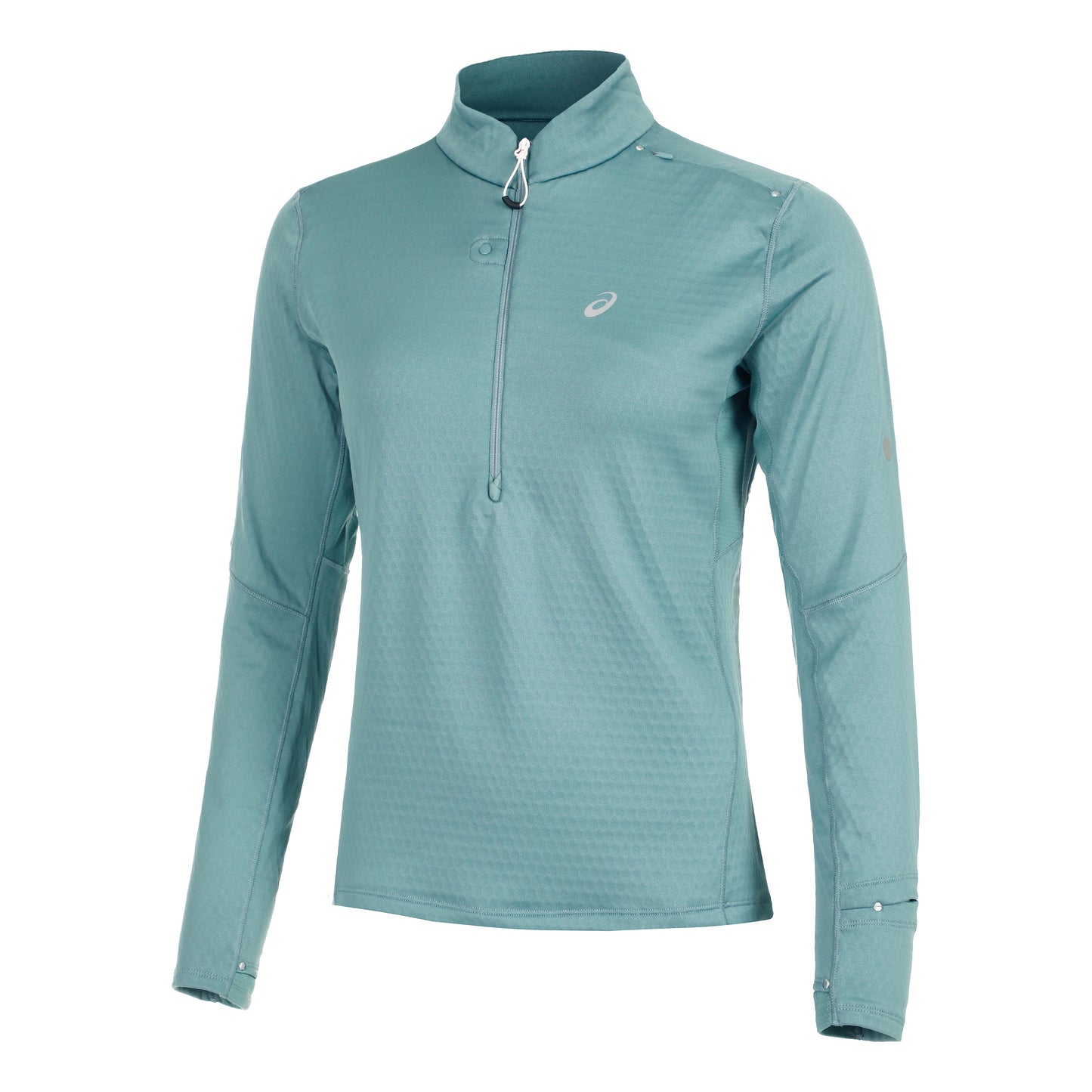 ASICS Road Winter 1/2 Zip Mid Layer Camicia Da Corsa Donna-Salvia