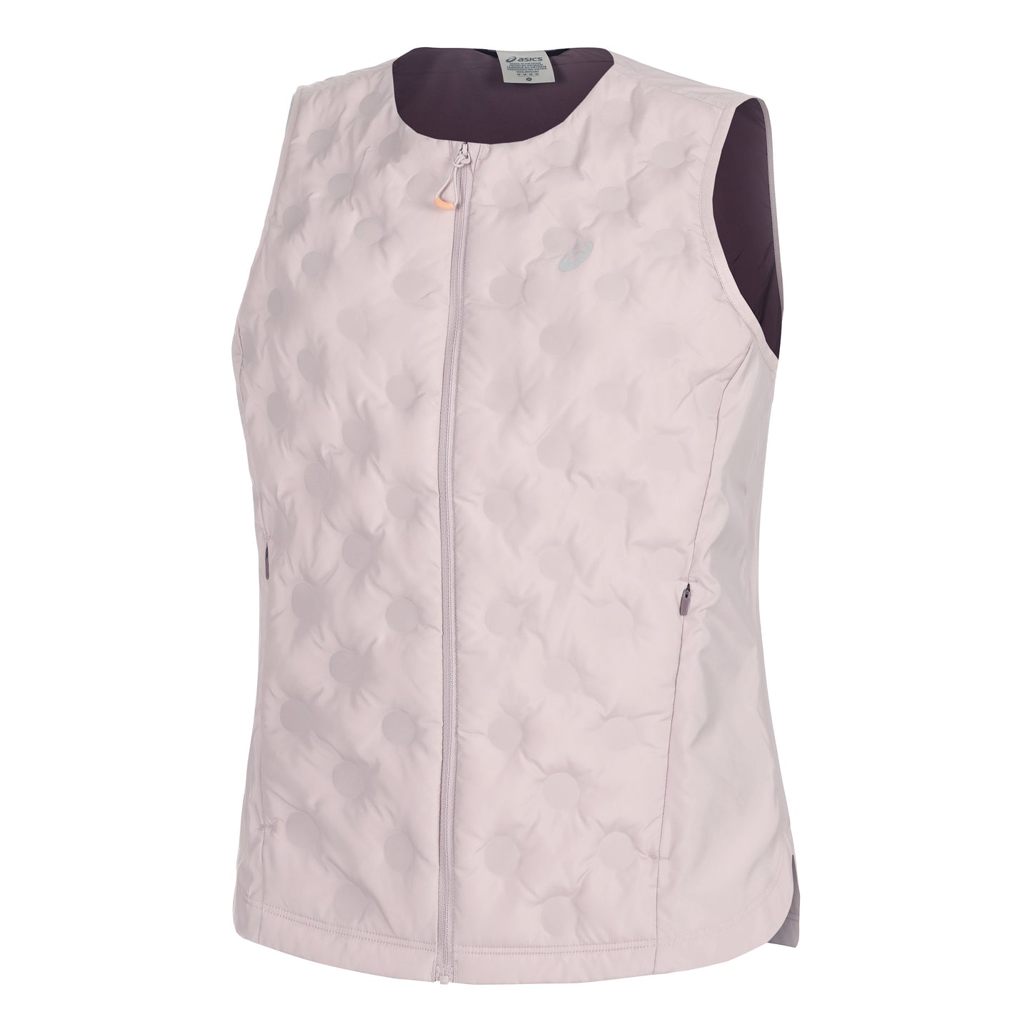ASICS Nagino Run Padded Gilet Gilets de course Femmes - écru,