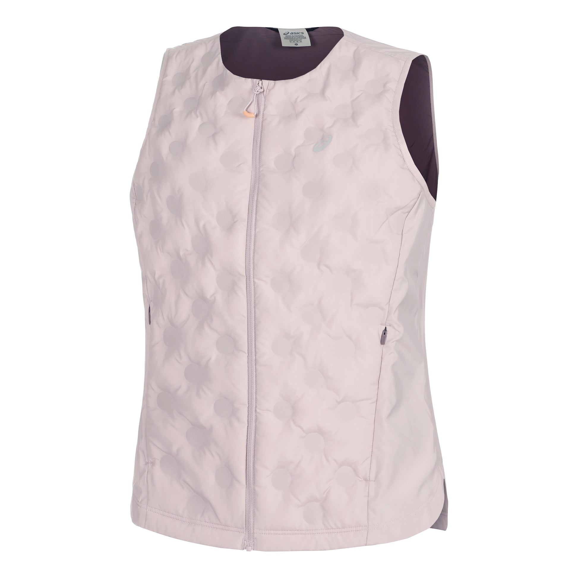 ASICS Nagino Run Padded Gilet Gilets de course Femmes - écru,