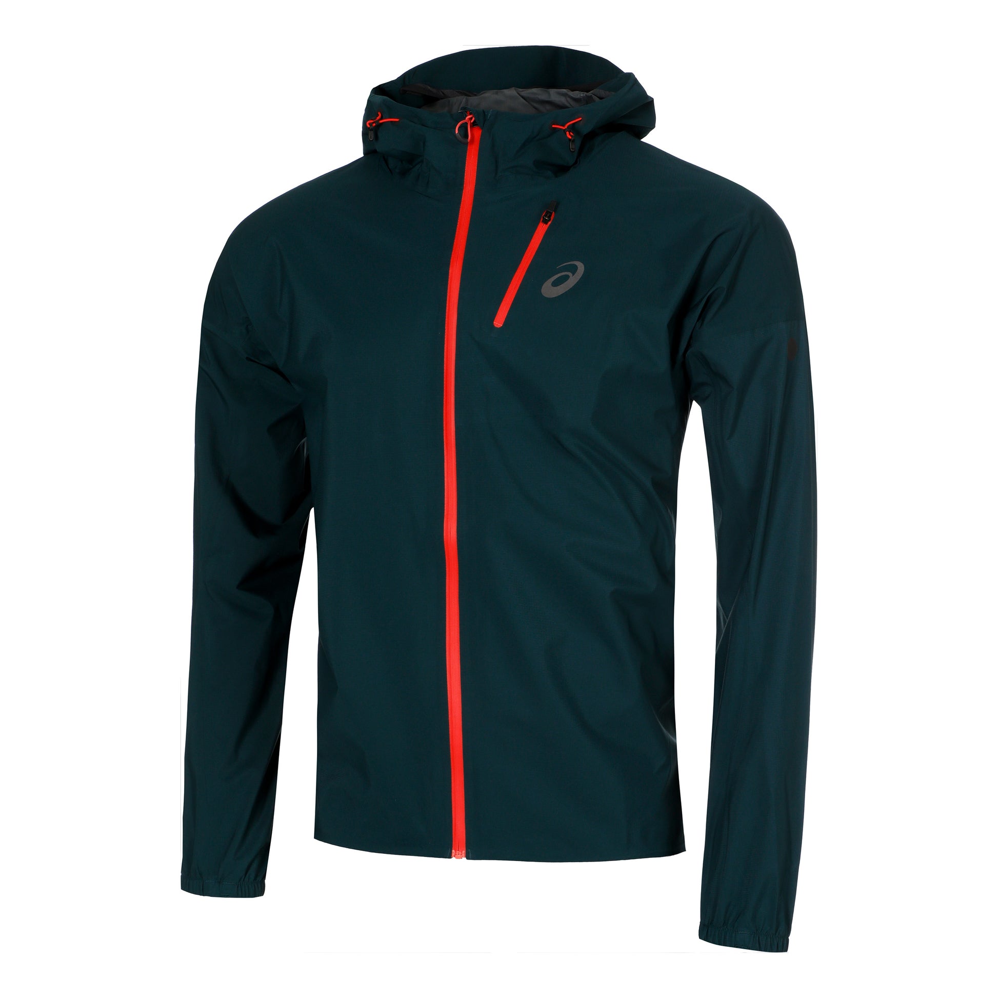 ASICS Fujitrail Elite Waterproof Laufjacke Herren-petrol