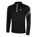 Icon 1/2 Zip Laufshirt Herren-Schwarz