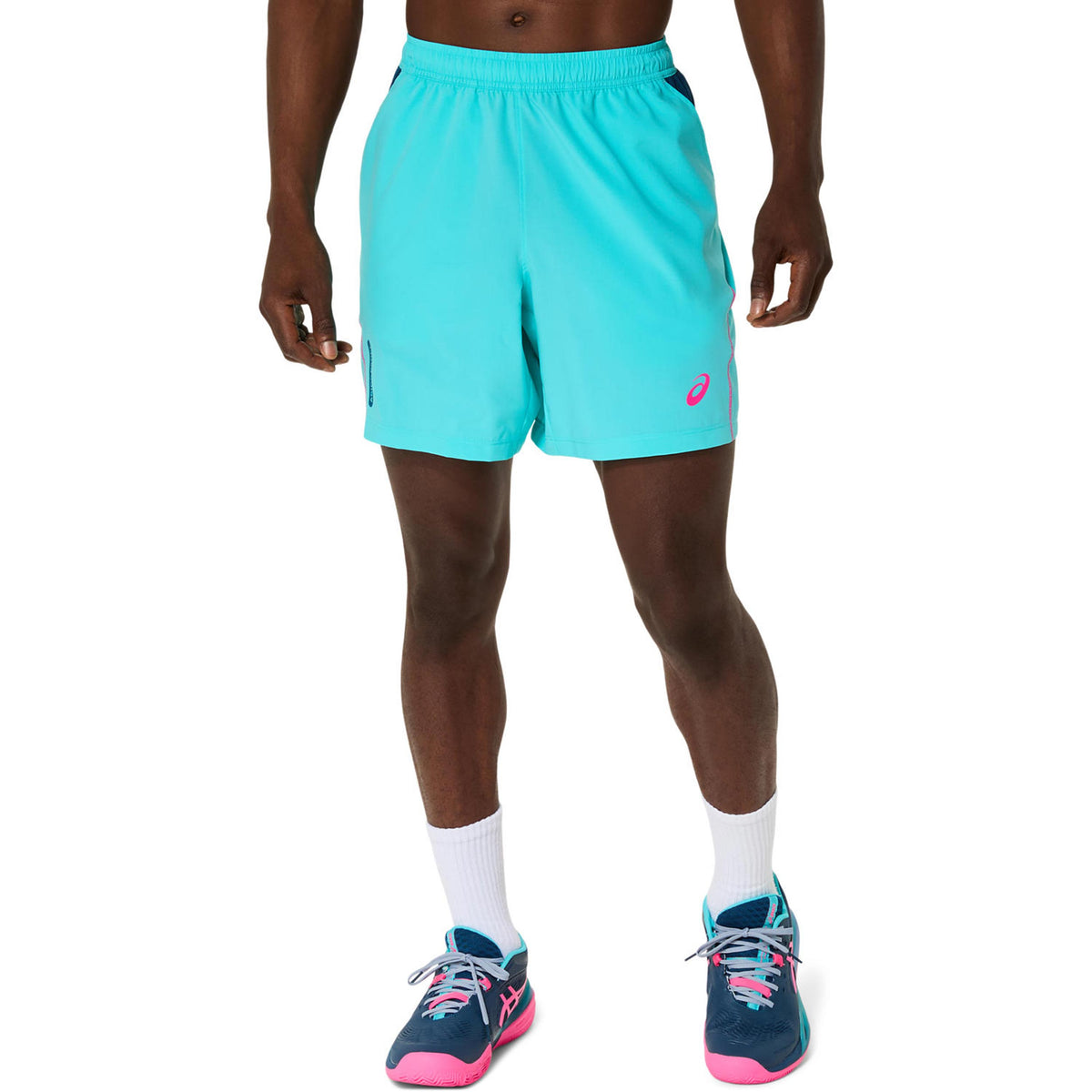 ASICS Court 7in Shorts Hommes - turquoise,