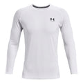 Heatgear Fitted Longsleeve Herren - weiß,