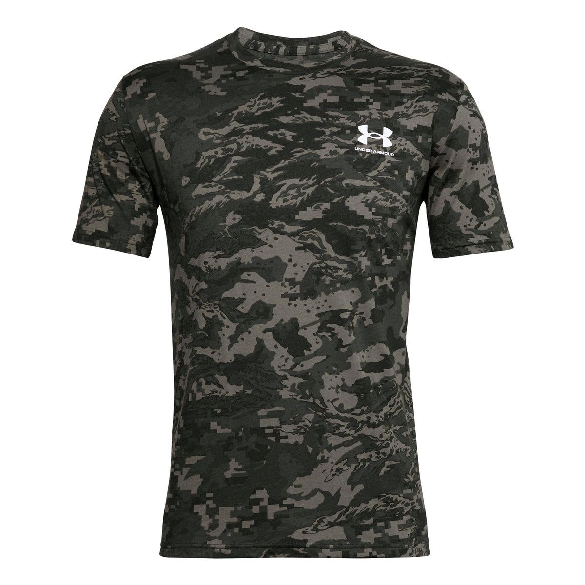 Under Armour ABC Camo Maglietta Uomini-Grigio,Verde