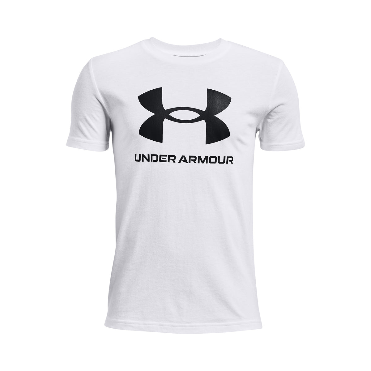 Under Armour Sportstyle Logo Maglietta Ragazzi - bianco, nero