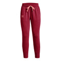 Fleece Pantalon survêtement Femmes - rouge foncé,