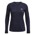 Tech Crew Twist Sweatshirt Damen - dunkelblau,