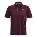 Tech Polo Herren - dunkelrot,