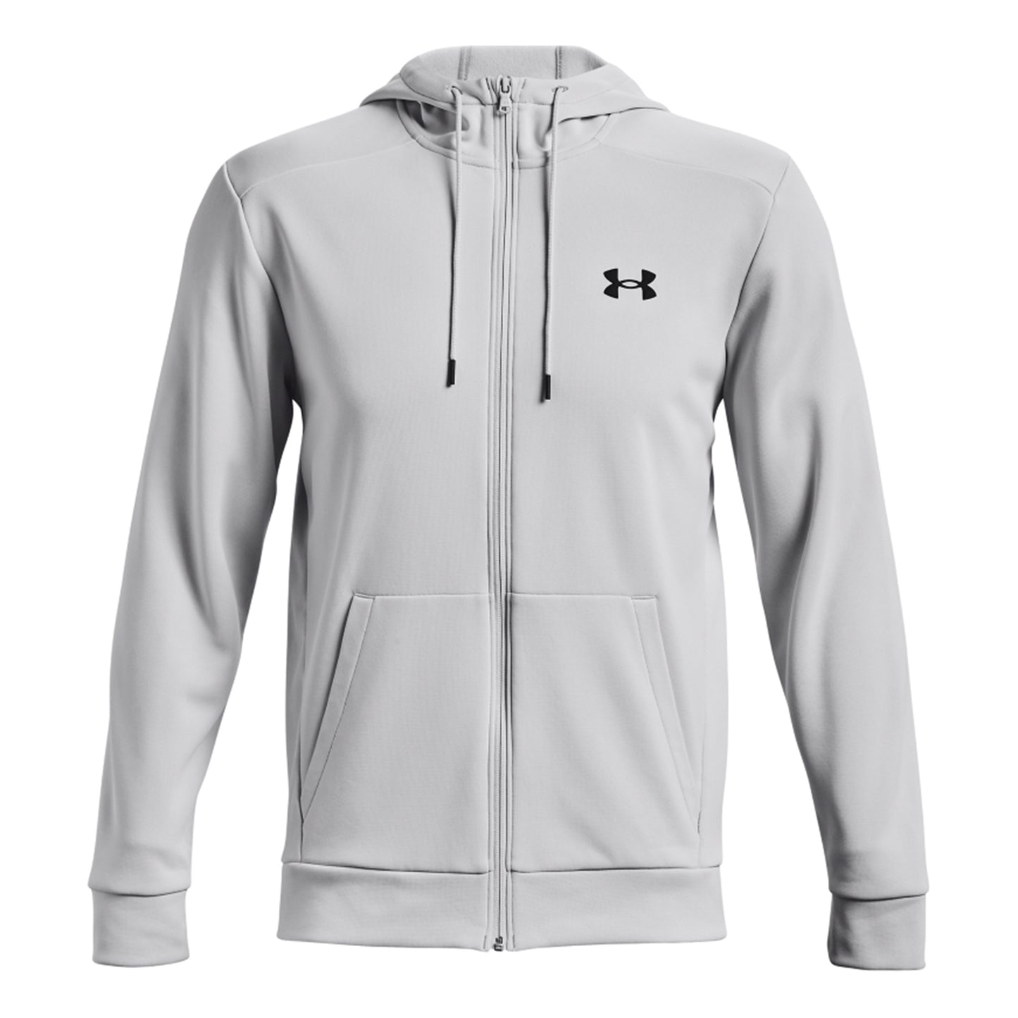 Under Armour Fleece Full Zip Felpa Uomini - grigio chiaro,