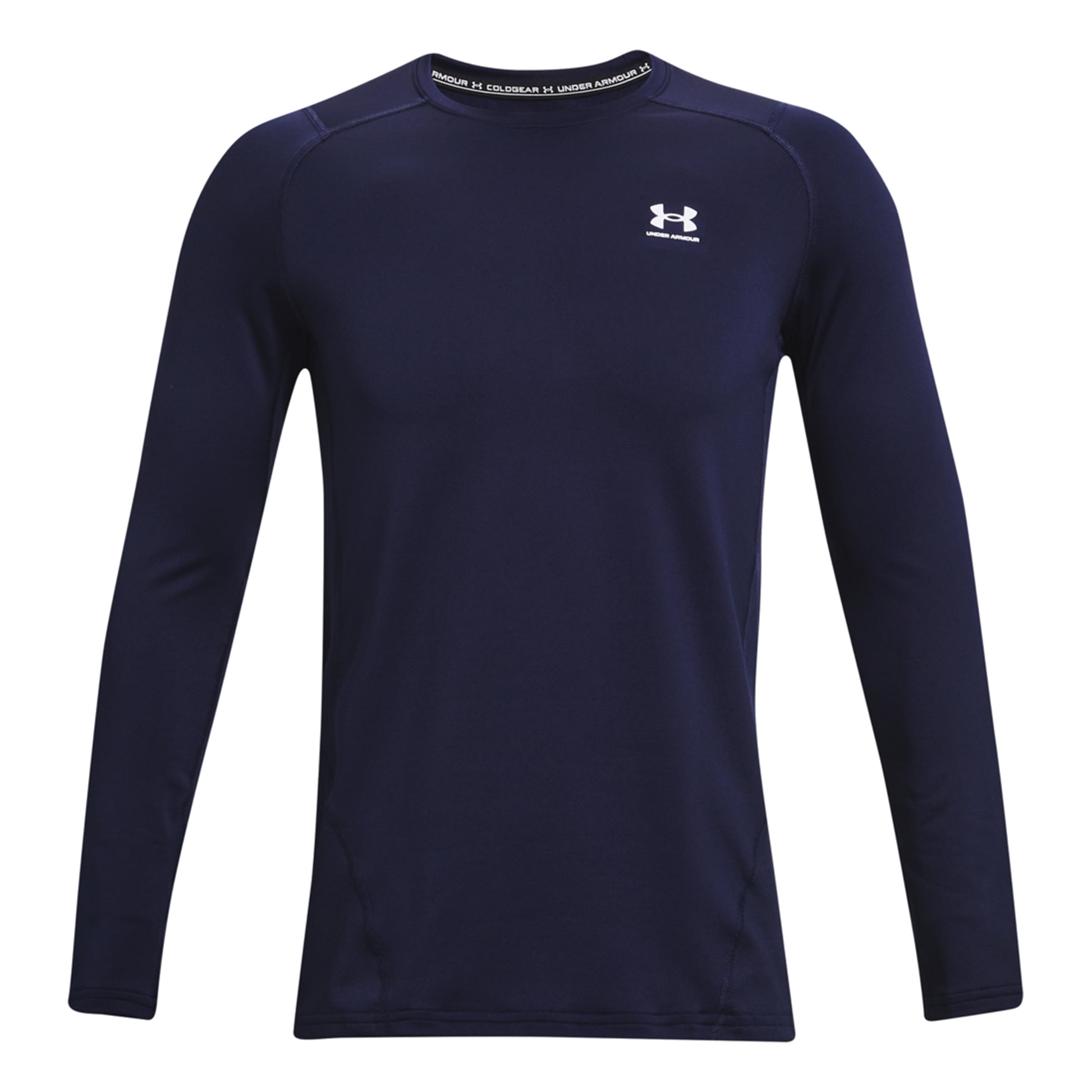 Under Armour Coldgear Fitted Crew Haut manches longues Hommes - bleu foncé,
