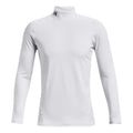 Coldgear Fitted Crew Longsleeve Herren - weiß,