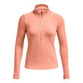 Qualifier Run Half-Zip Manica Lunga Donna-Rosa