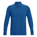 Qualifier Run 1/4 Zip Maillot de course Hommes - bleu,