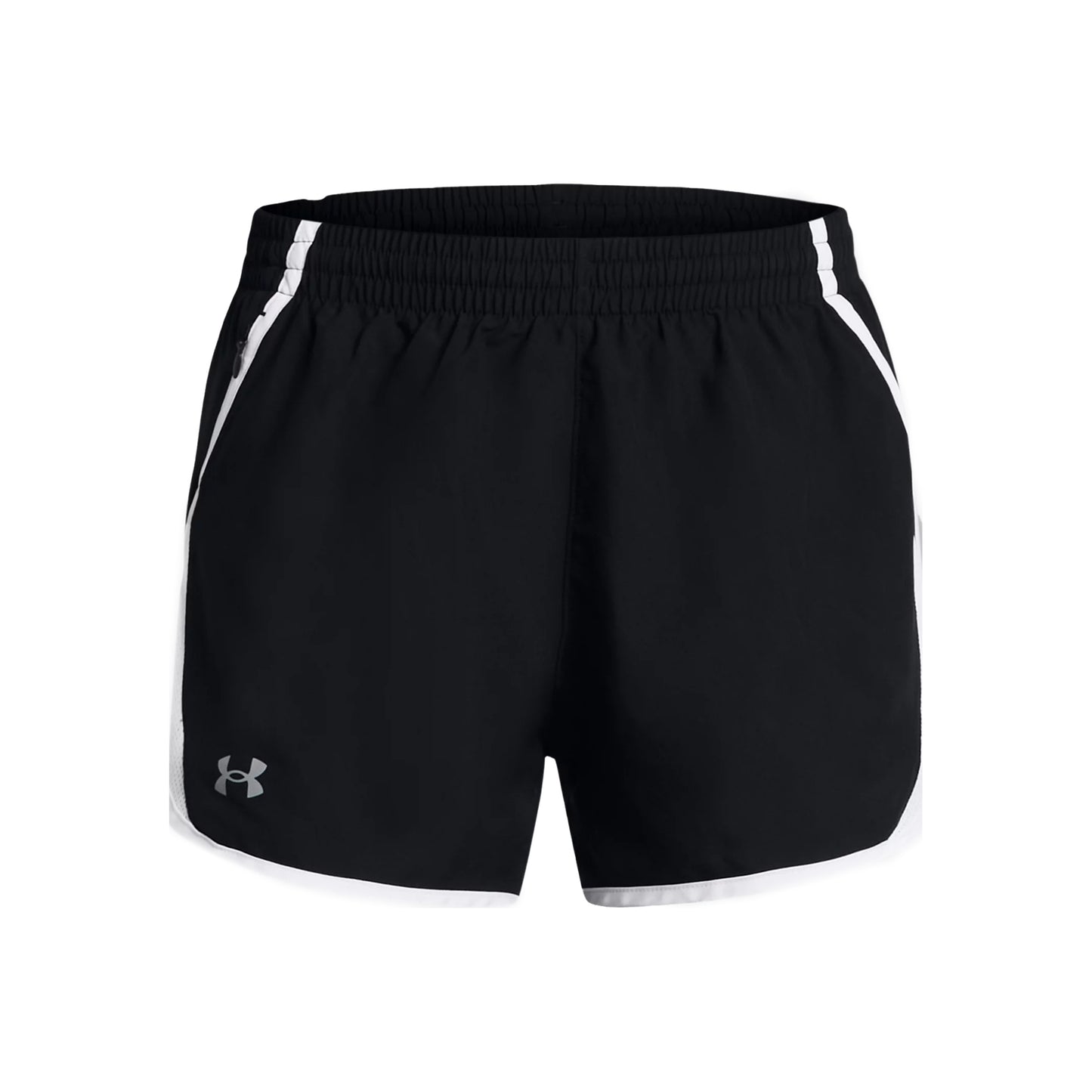 Under Armour Fly By 3in  Laufshorts Damen - schwarz, weiß